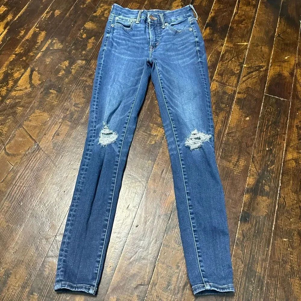 American Eagle stretchy normcore hi-rise 0 jeggings